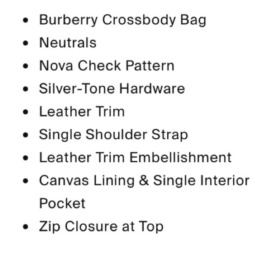 Genuine Burberry London Nova Check  Black and Beige  Crossbody Bag w/COA - Picture 5 of 17